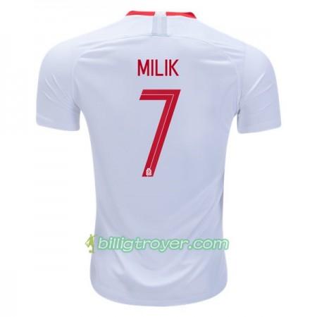 Billige Fotballdrakter Polen Milik 7 VM 2018 Hjemmedraktsett